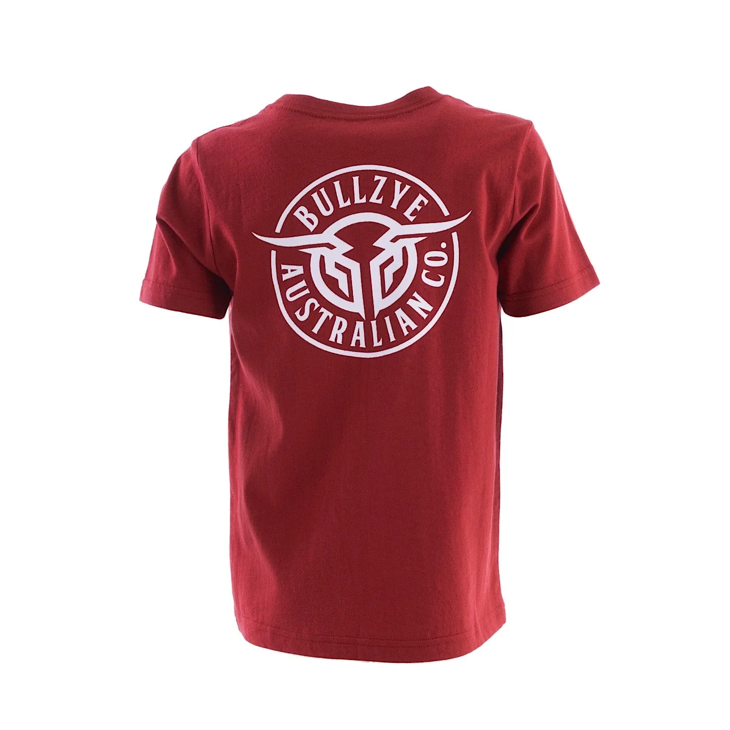 Bullzye Boy's Bullring Short Sleeve Tee Red