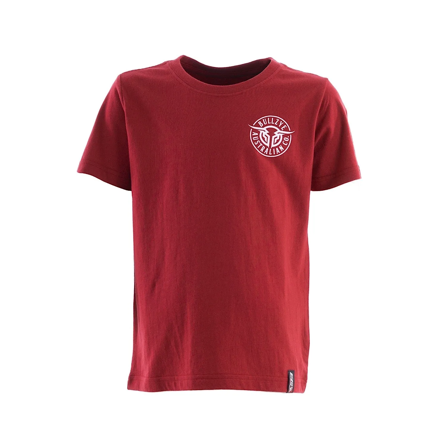 Bullzye Boy's Bullring Short Sleeve Tee Red
