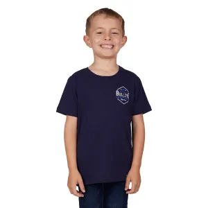 Bullzye Boy's Mark Tee-Navy