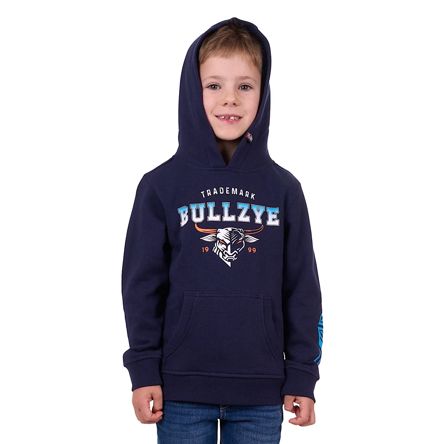 Bullzye Boy's Trade Pullover Hoodie Navy
