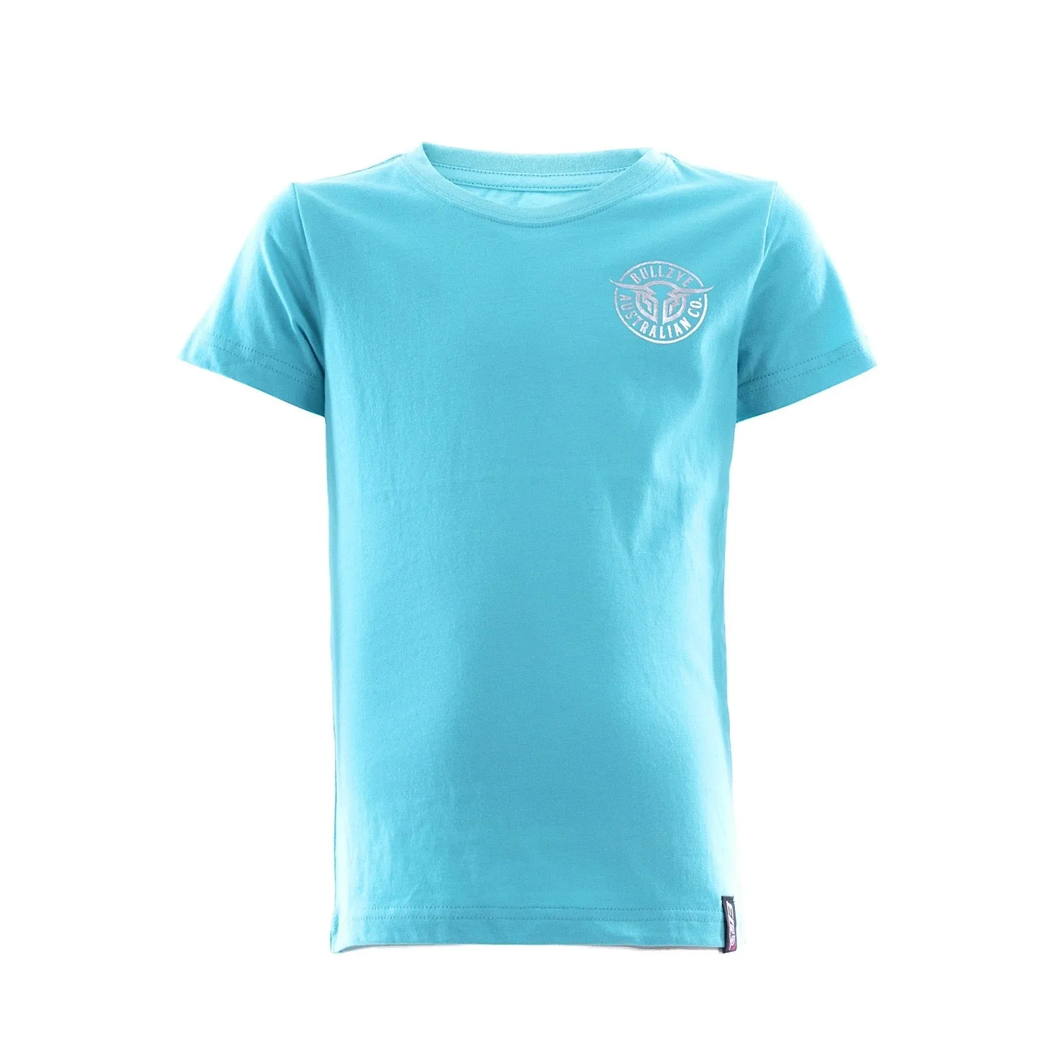 Bullzye Girl's Bullring Short Sleeve Tee - Aqua