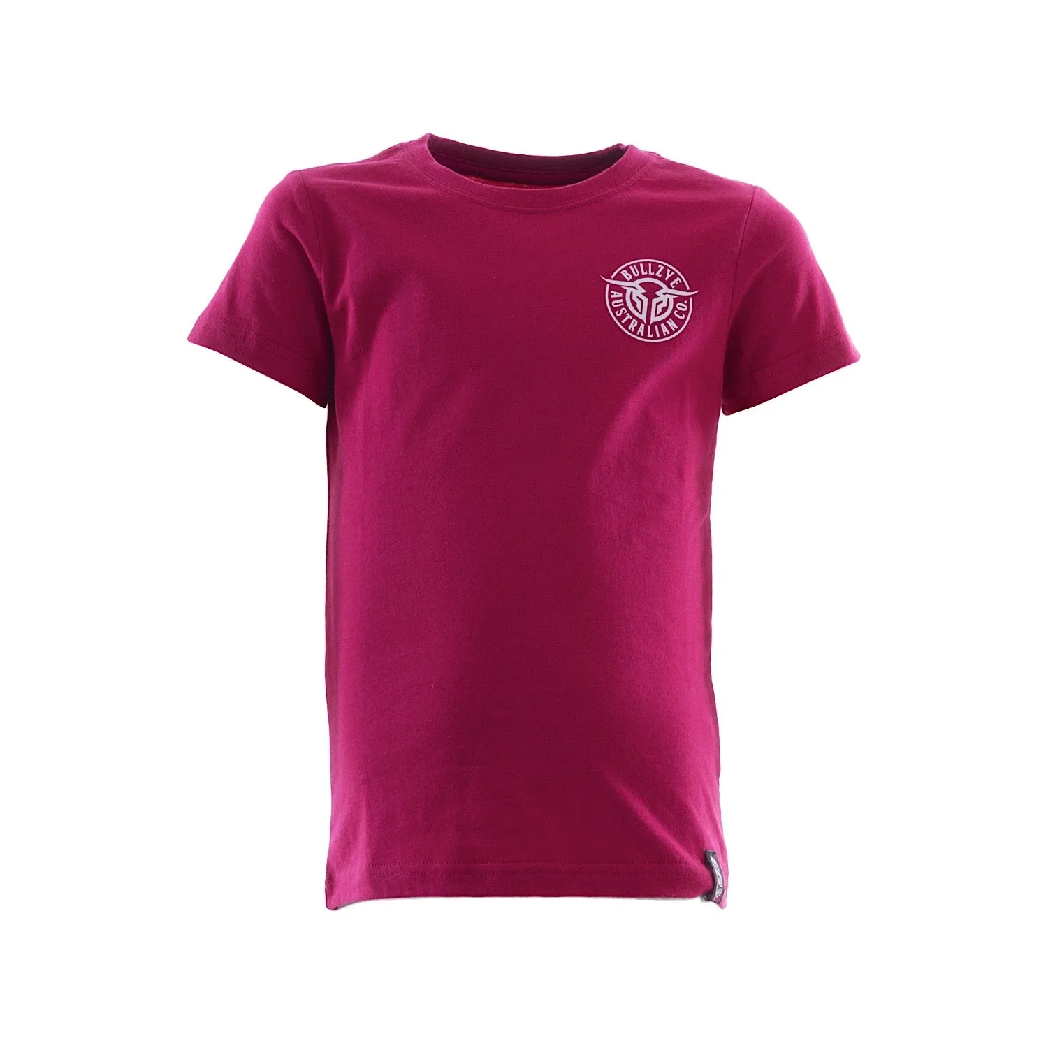 Bullzye Girl's Bullring Short Sleeve Tee - Berry
