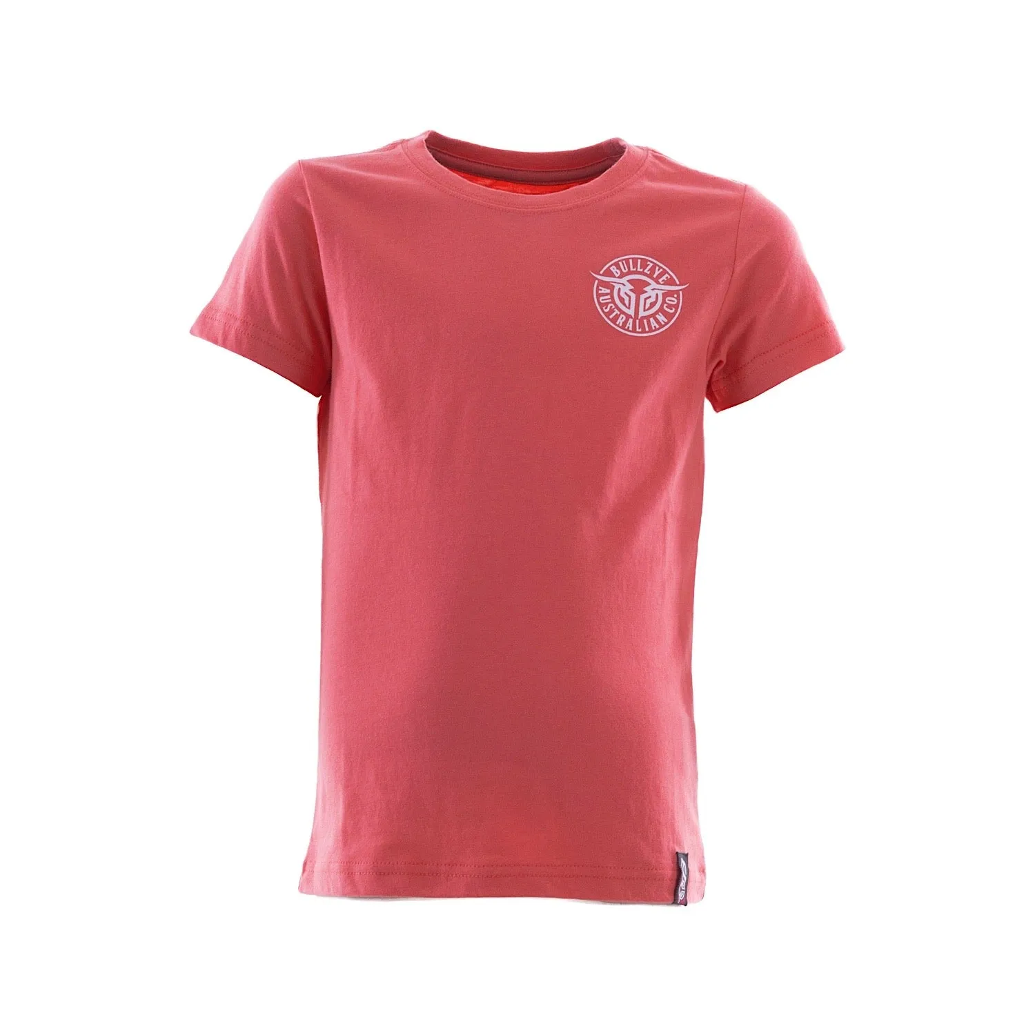 Bullzye Girl's Bullring Short Sleeve Tee - Coral