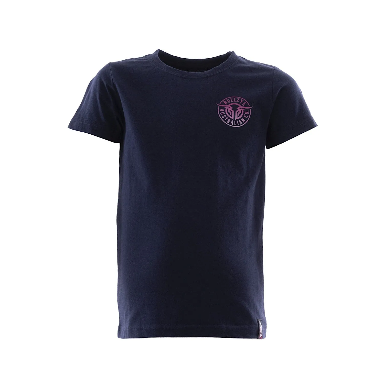 Bullzye Girl's Bullring Short Sleeve Tee - Navy