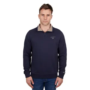 Bullzye Men's Aiden 1/4 Zip Pullover Navy