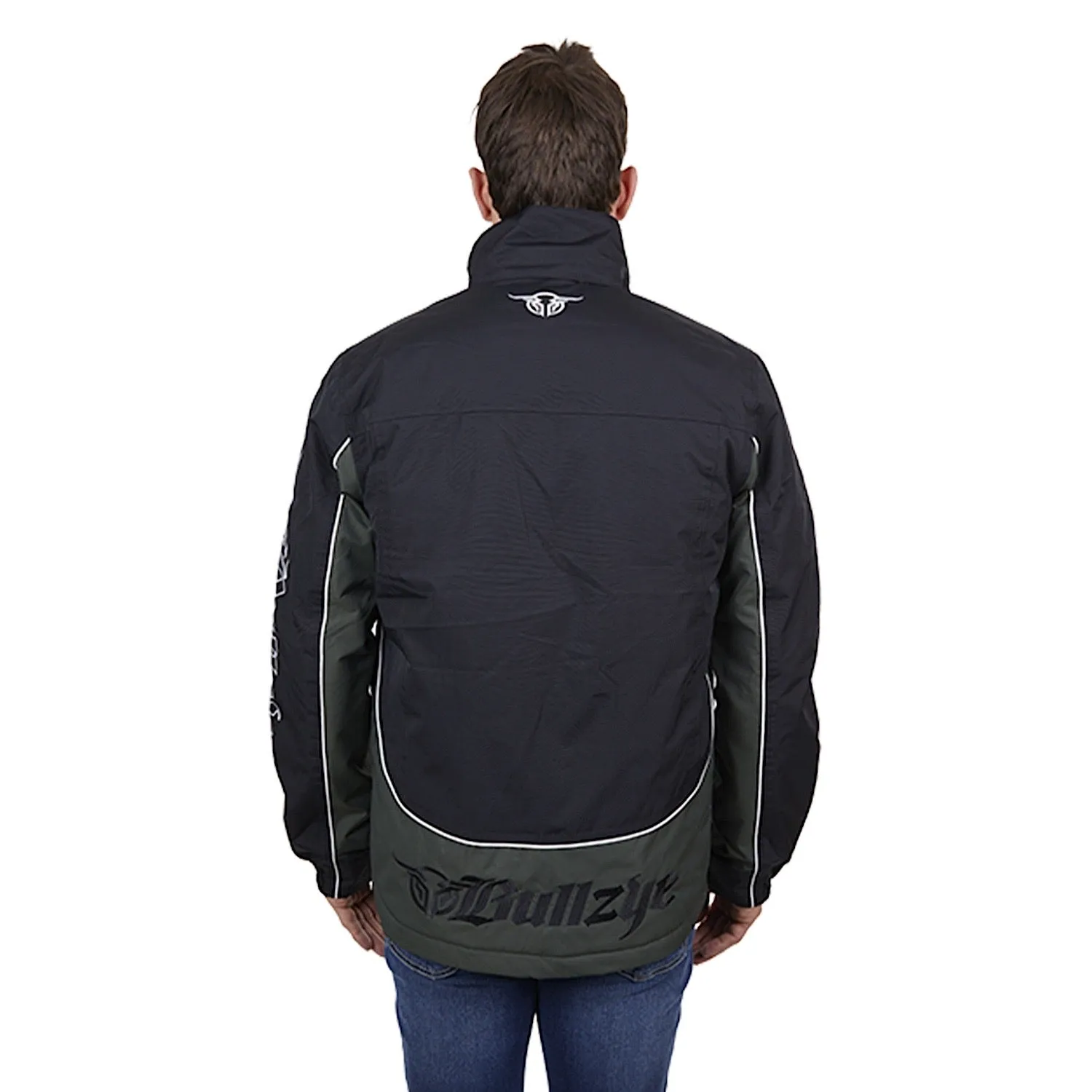 Bullzye Mens Bazooka Jacket Black/Green