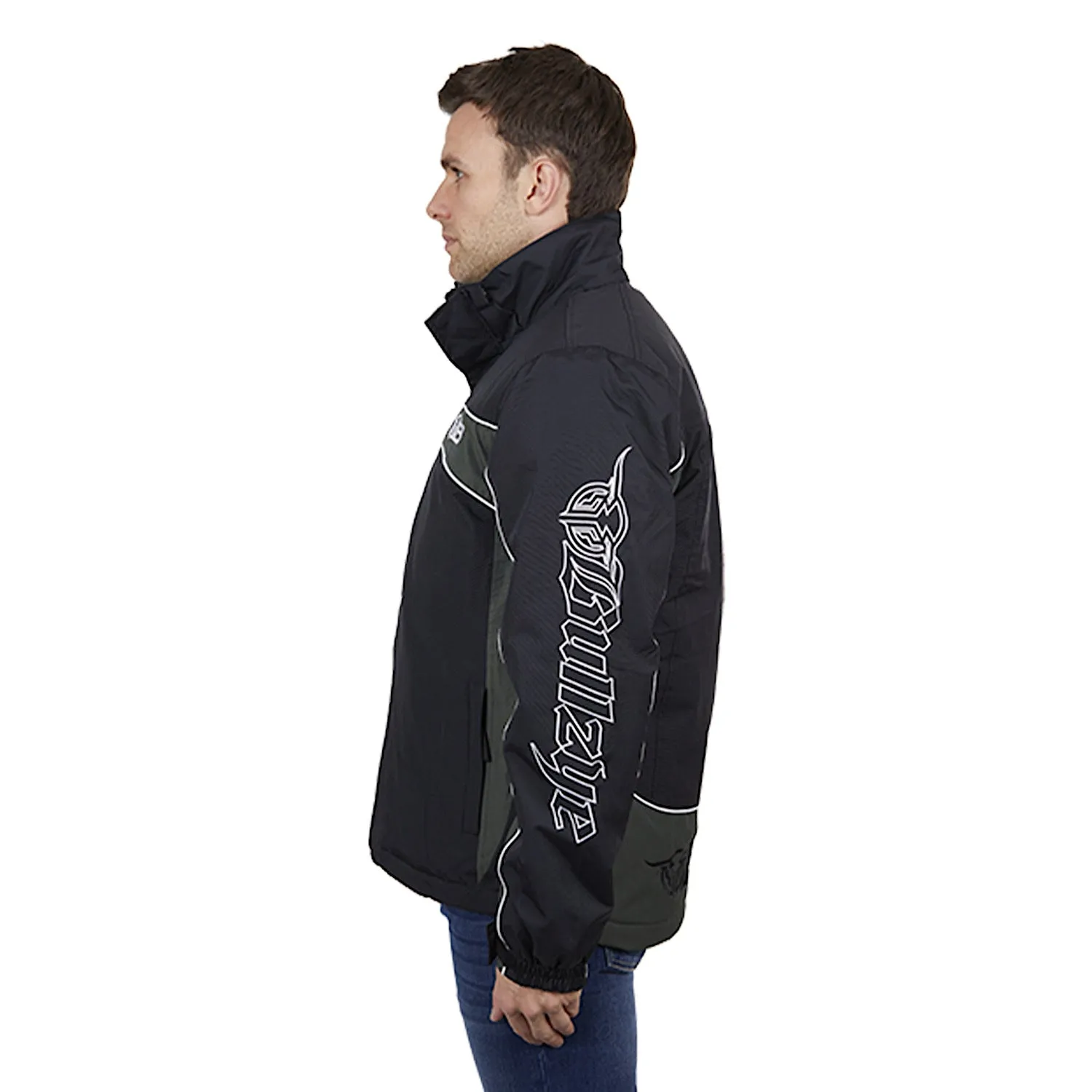 Bullzye Mens Bazooka Jacket Black/Green