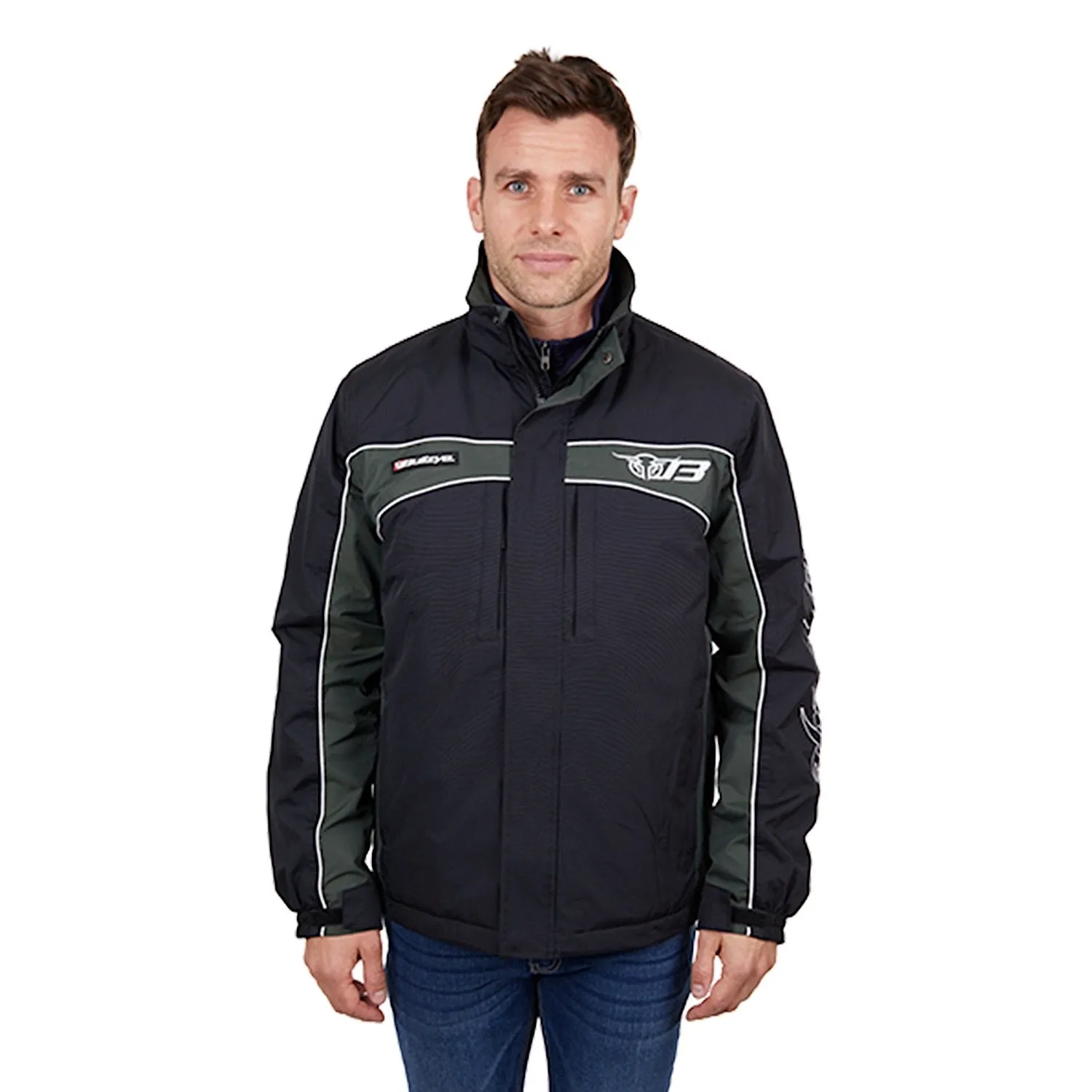 Bullzye Mens Bazooka Jacket Black/Green