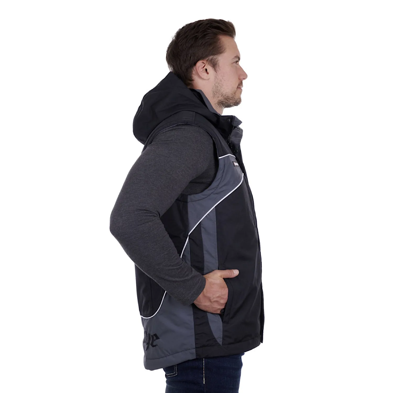 Bullzye Mens Bazooka Vest Black/Charcoal