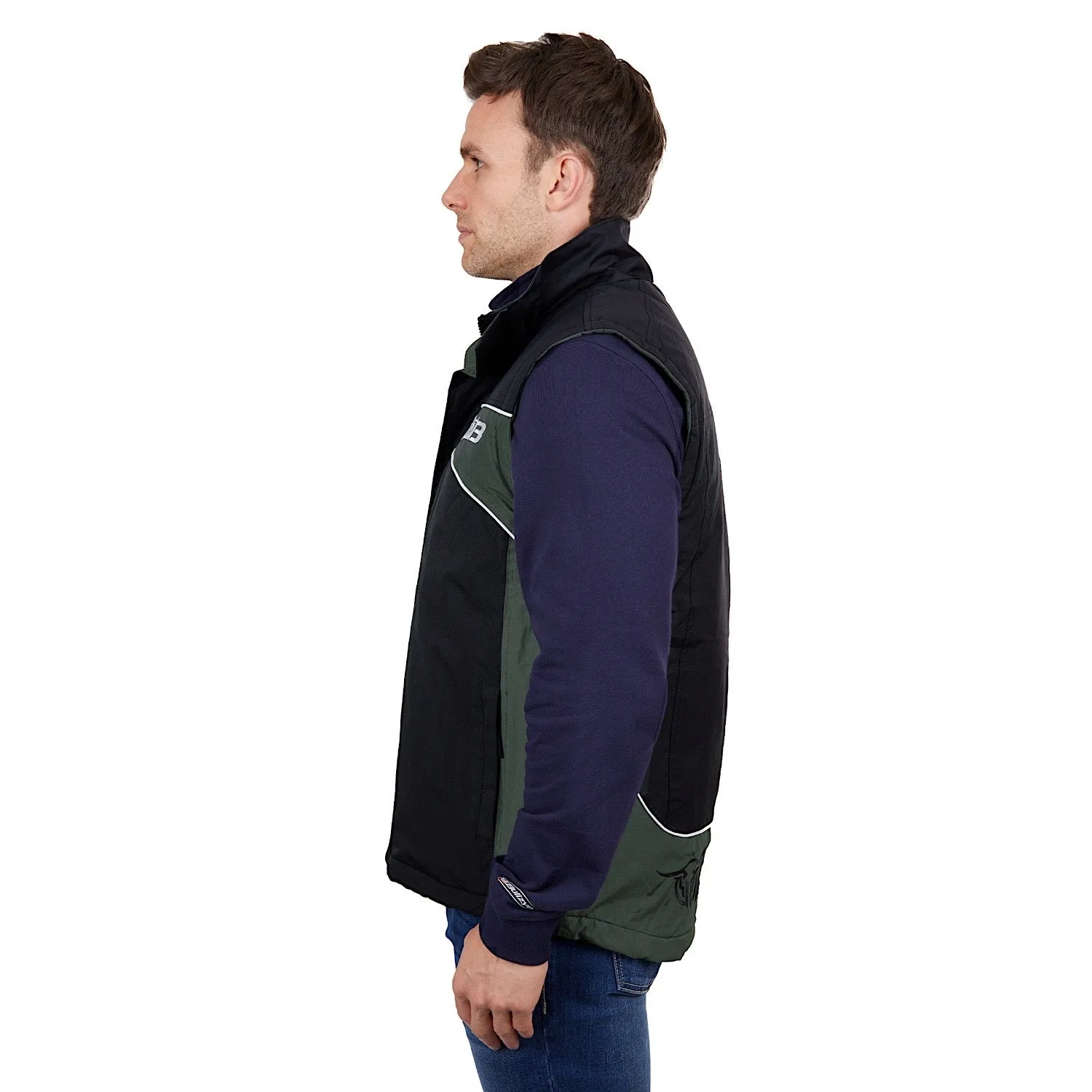 Bullzye Mens Bazooka Vest Black/Green