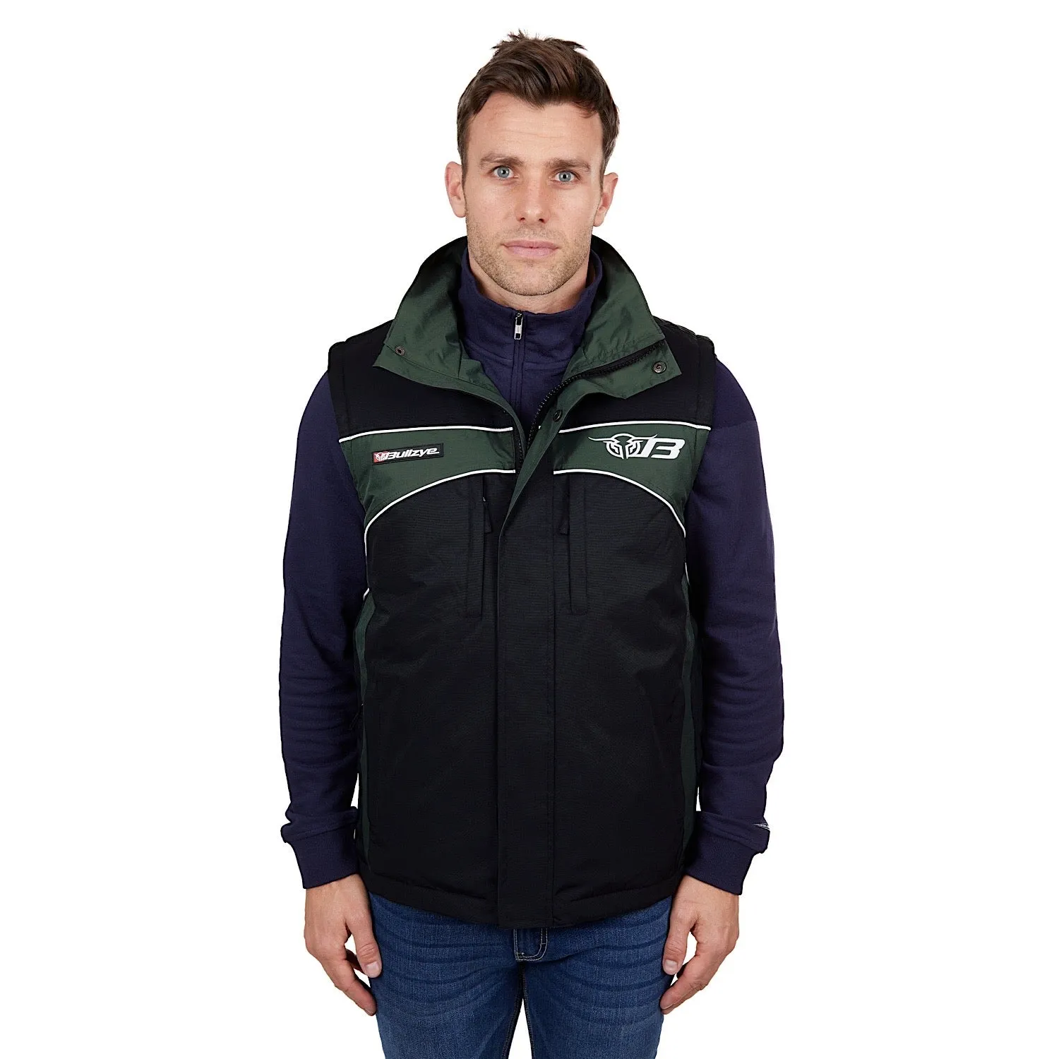 Bullzye Mens Bazooka Vest Black/Green