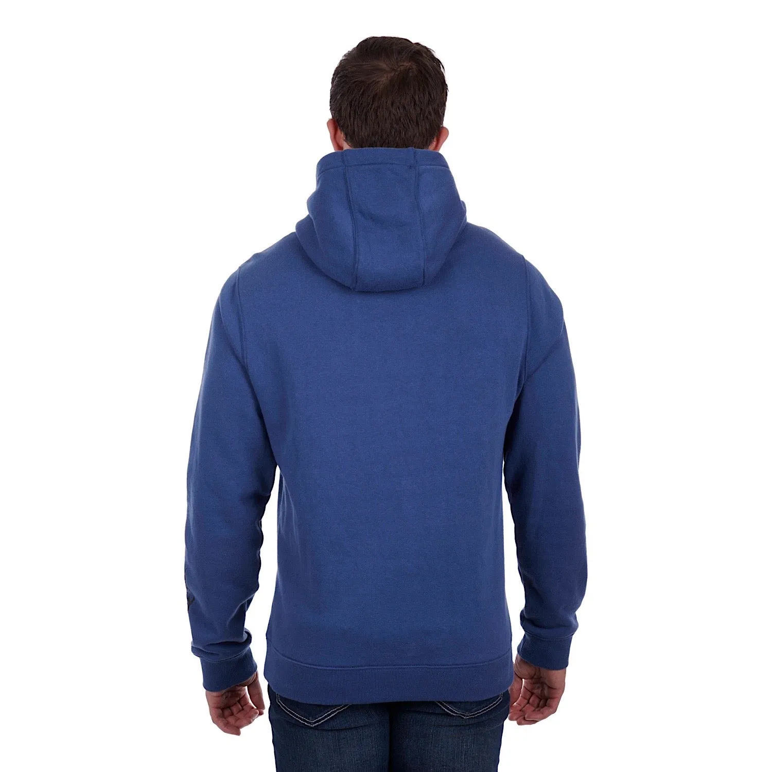 Bullzye Mens Bowen Pullover Hoodie Blue Steel