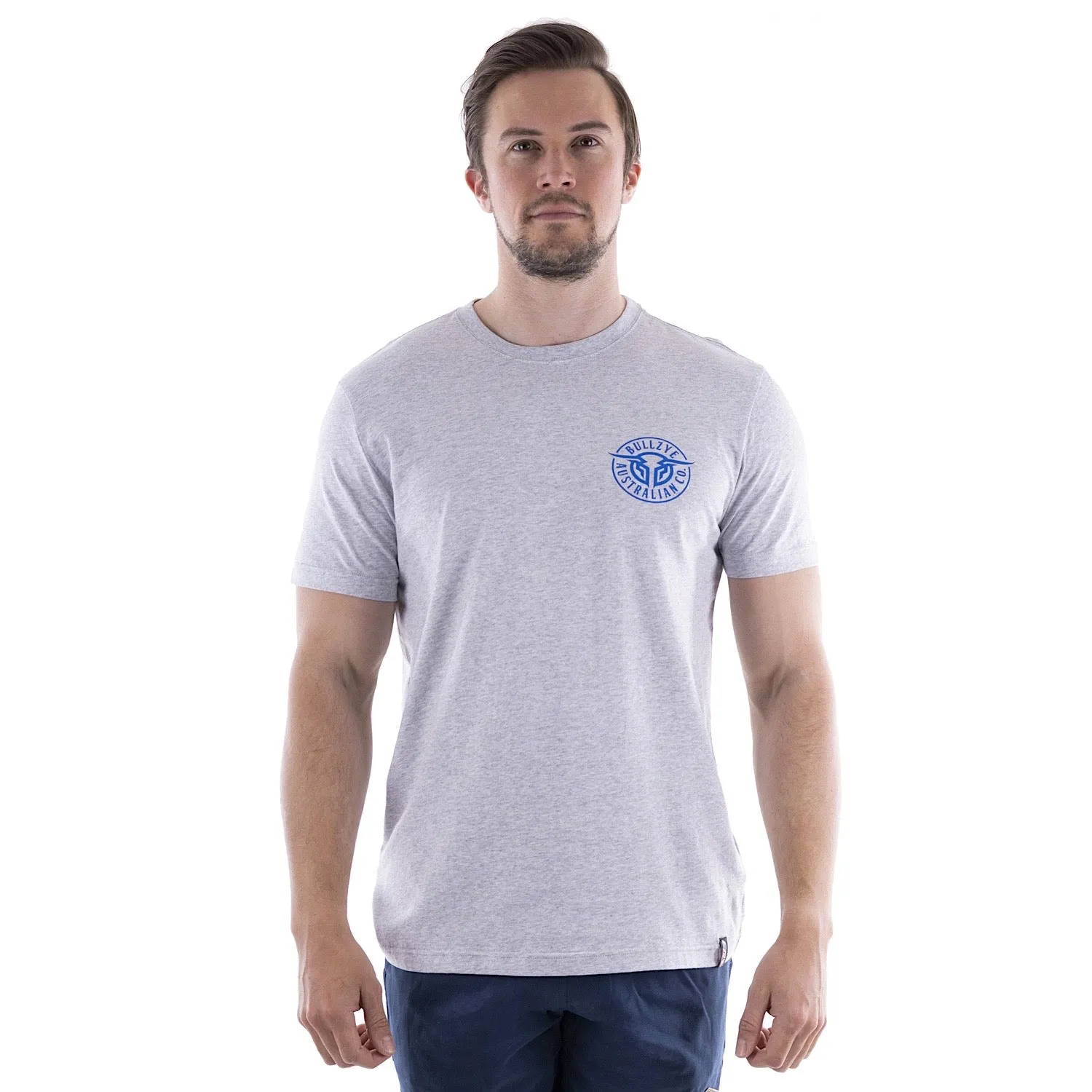 Bullzye Men's Bullring Tee - Grey Marle
