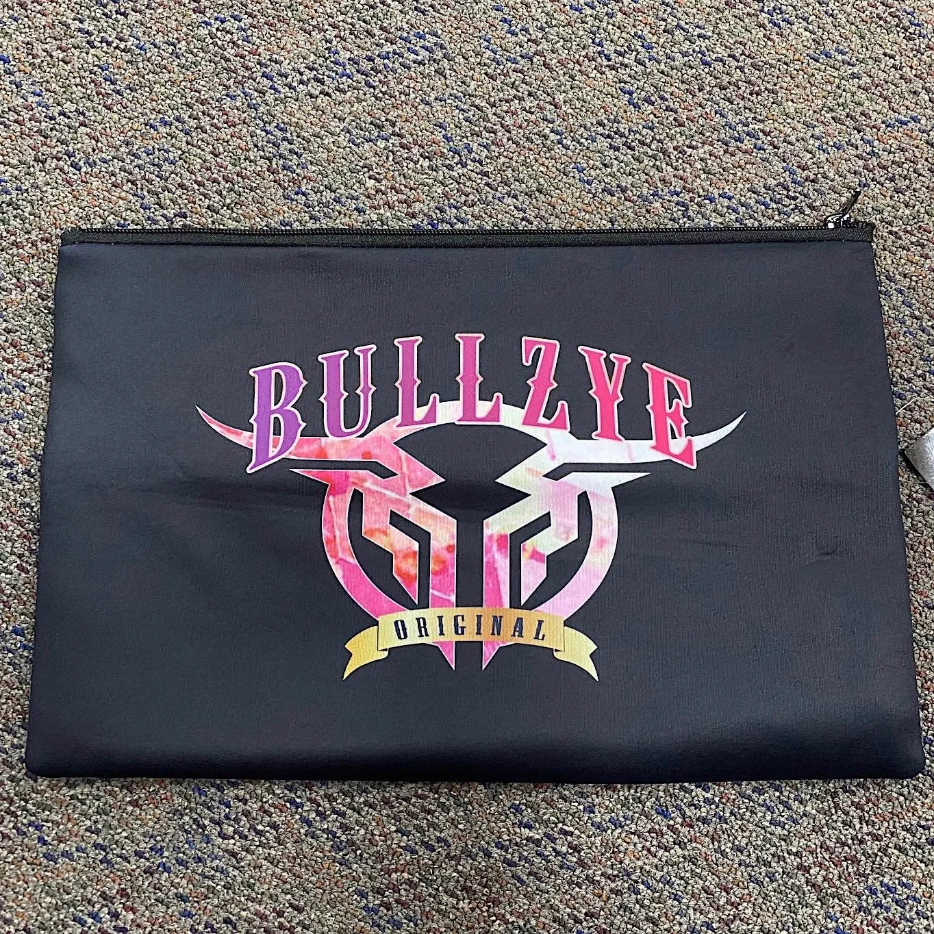 Bullzye Sunset Pencil Case-Black