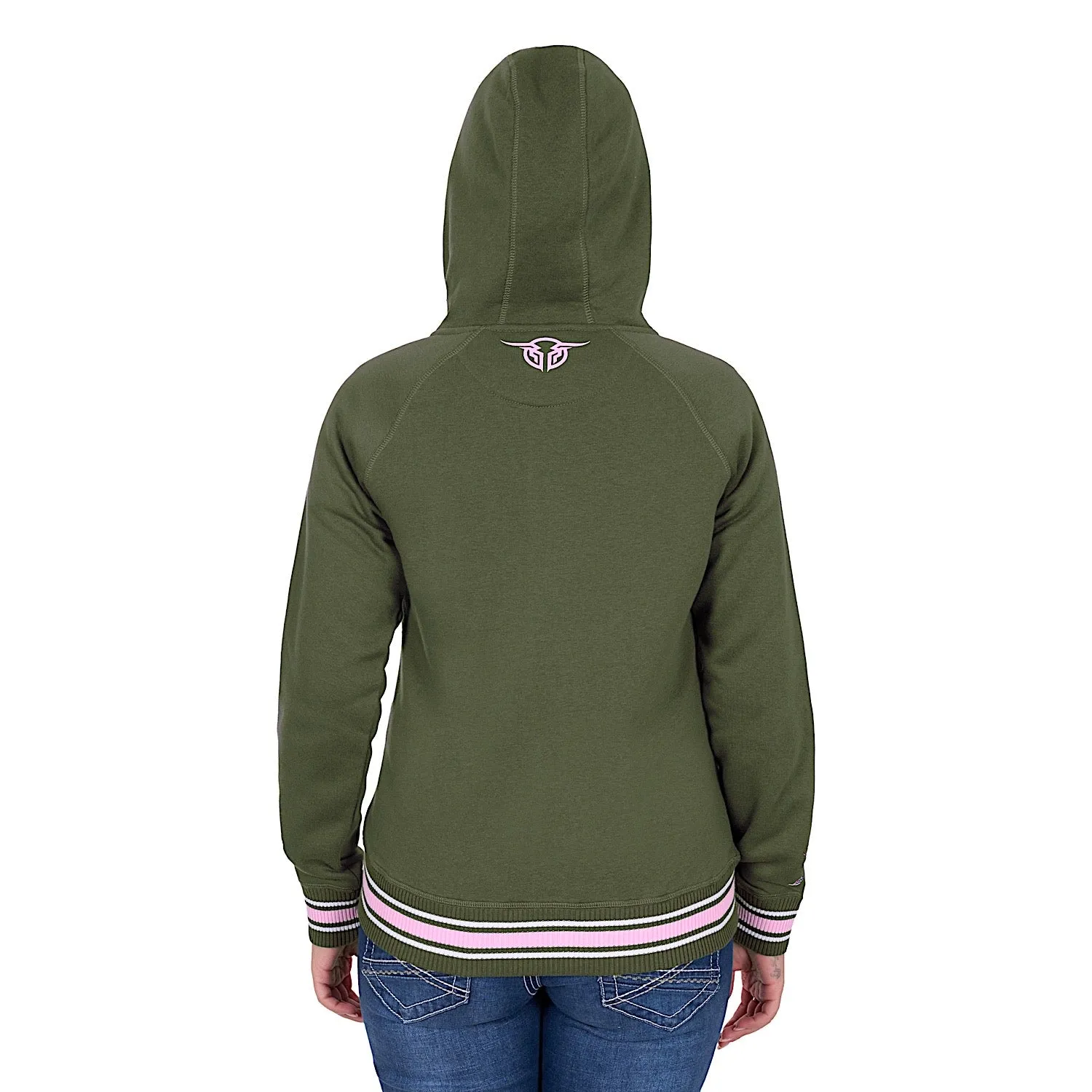 Bullzye Women's Brooks Zip Up Hoodie - Green