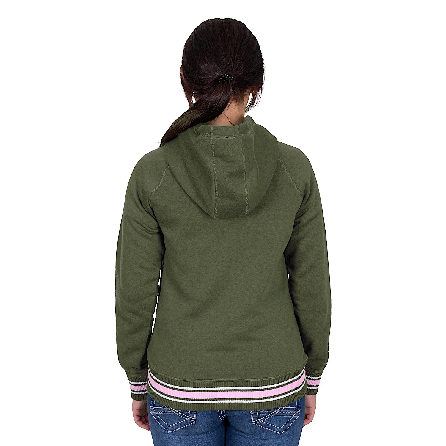 Bullzye Women's Brooks Zip Up Hoodie - Green