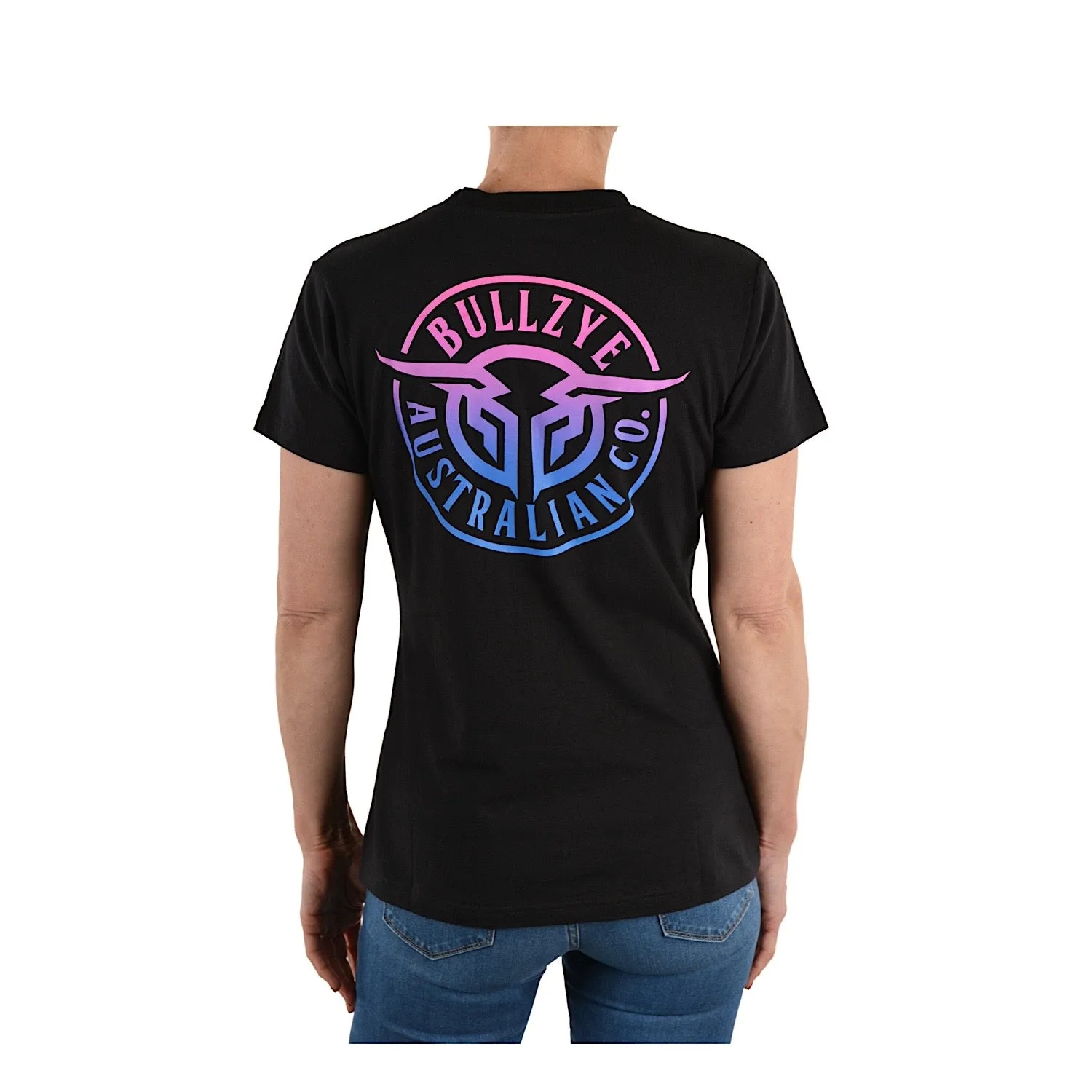 Bullzye Women's Bullring Tee - Black