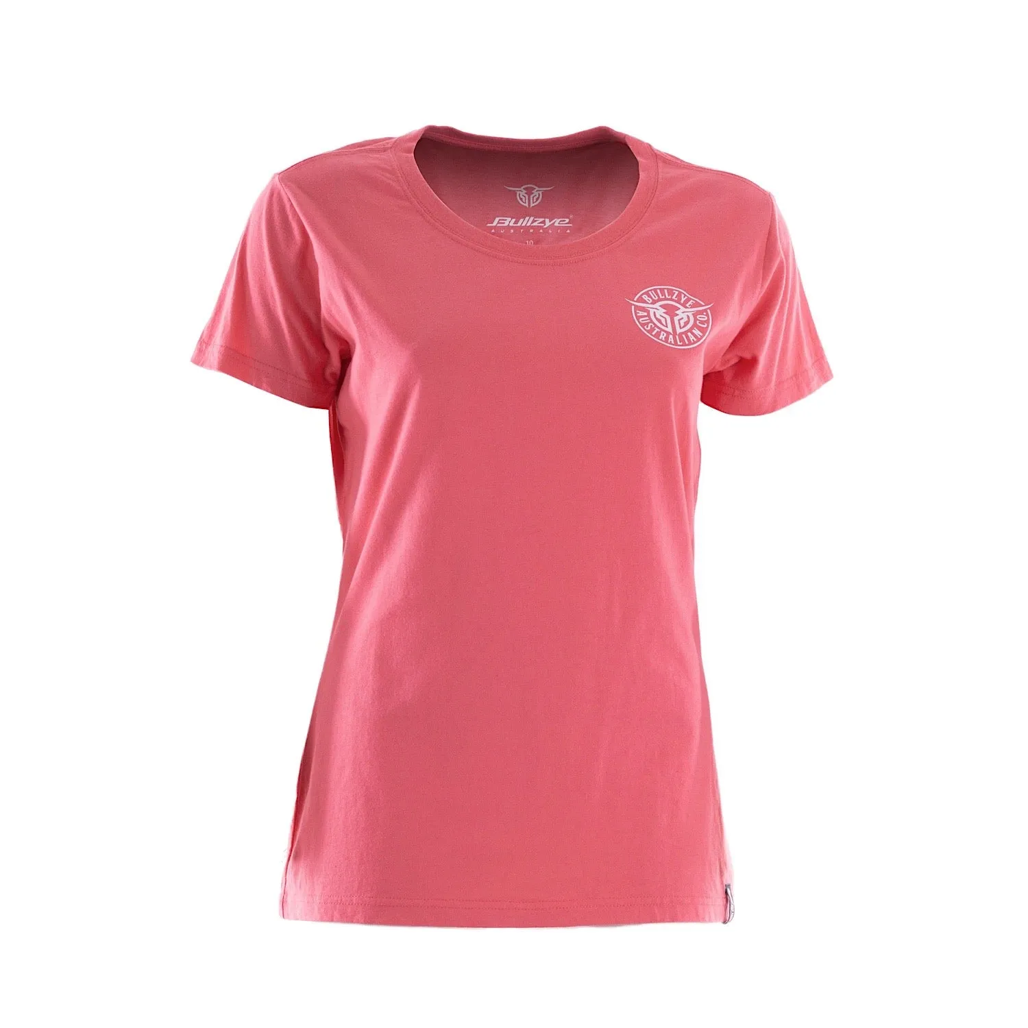 Bullzye Women's Bullring Tee - Coral