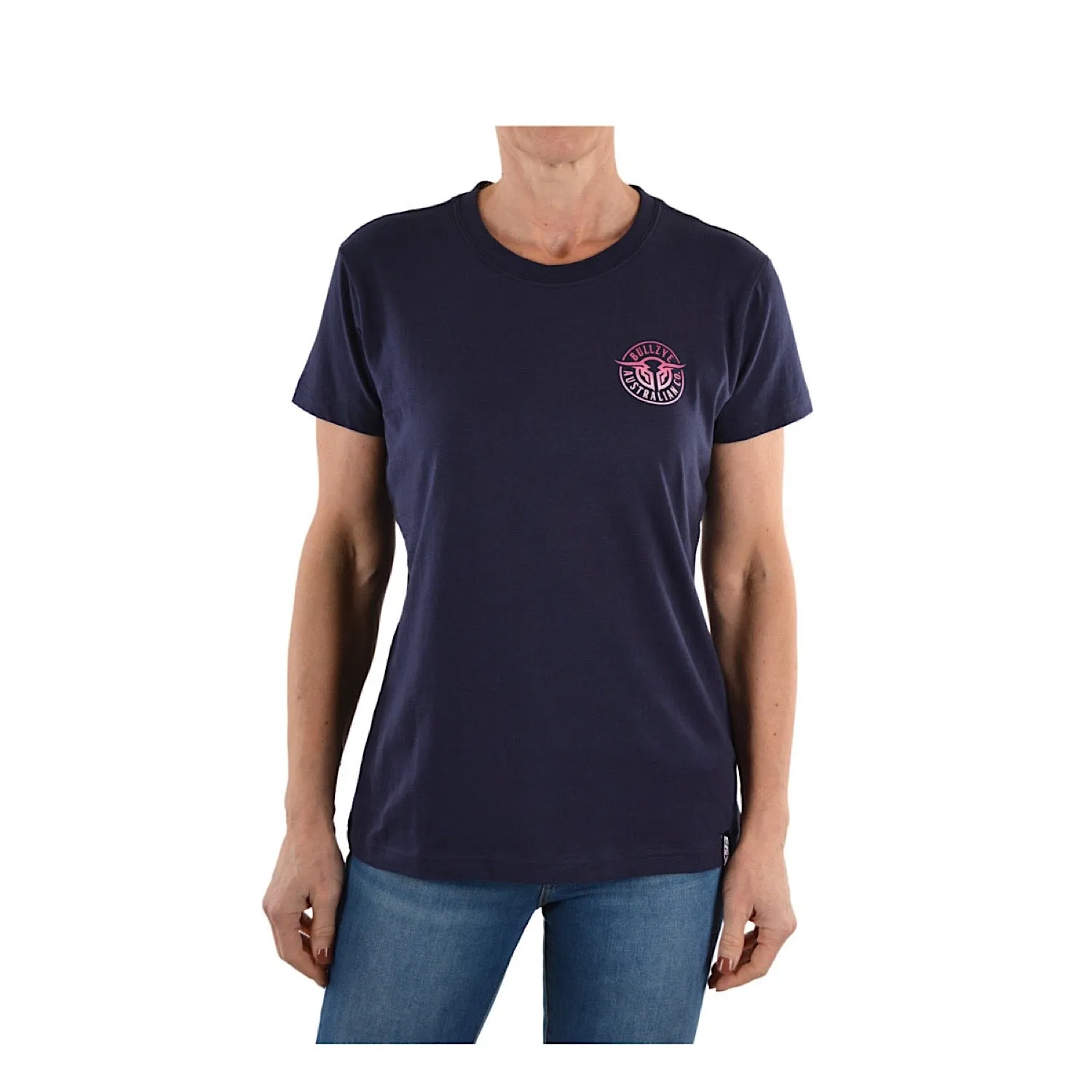 Bullzye Women's Bullring Tee - Navy