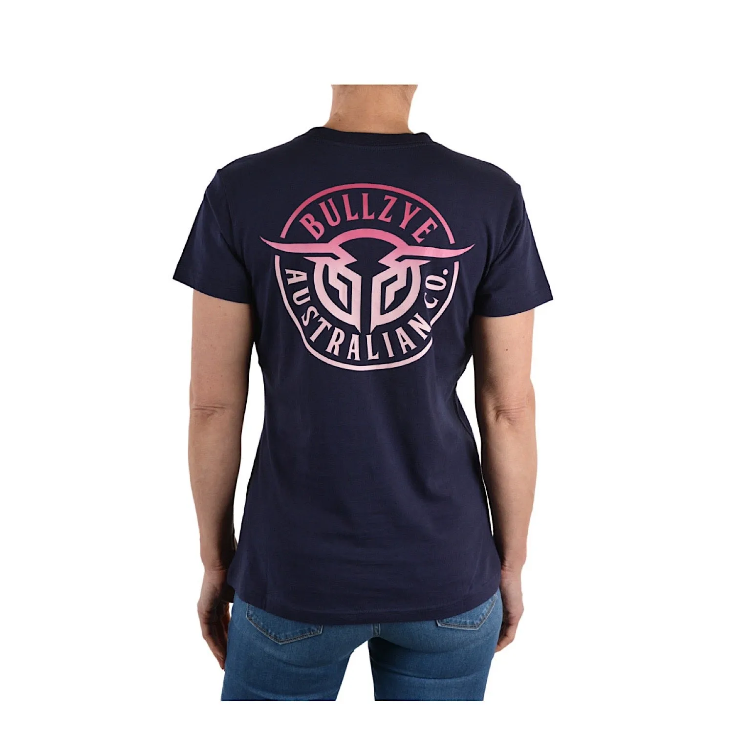 Bullzye Women's Bullring Tee - Navy