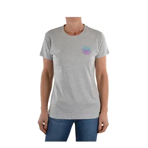 Bullzye Women's Bullring Tee - White Marle