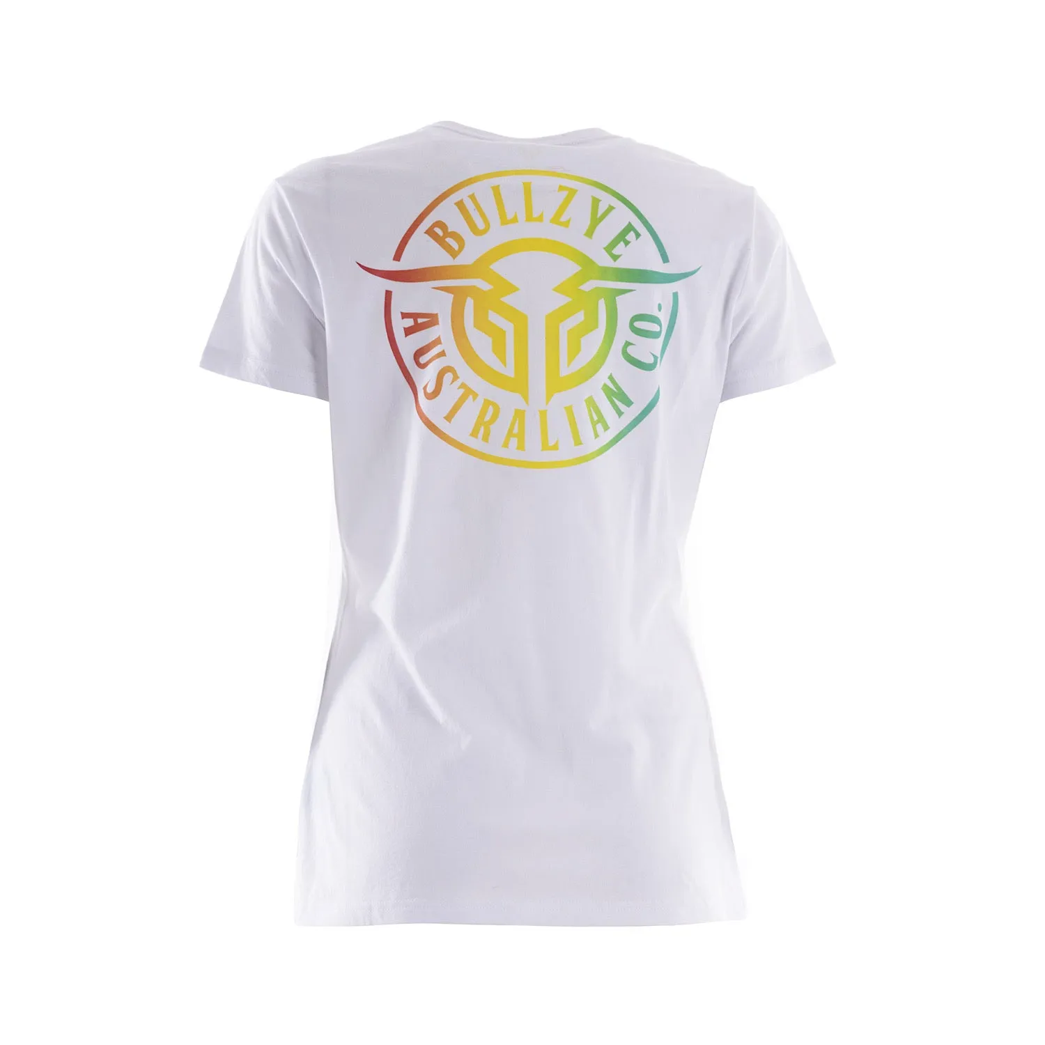 Bullzye Women's Bullring Tee White