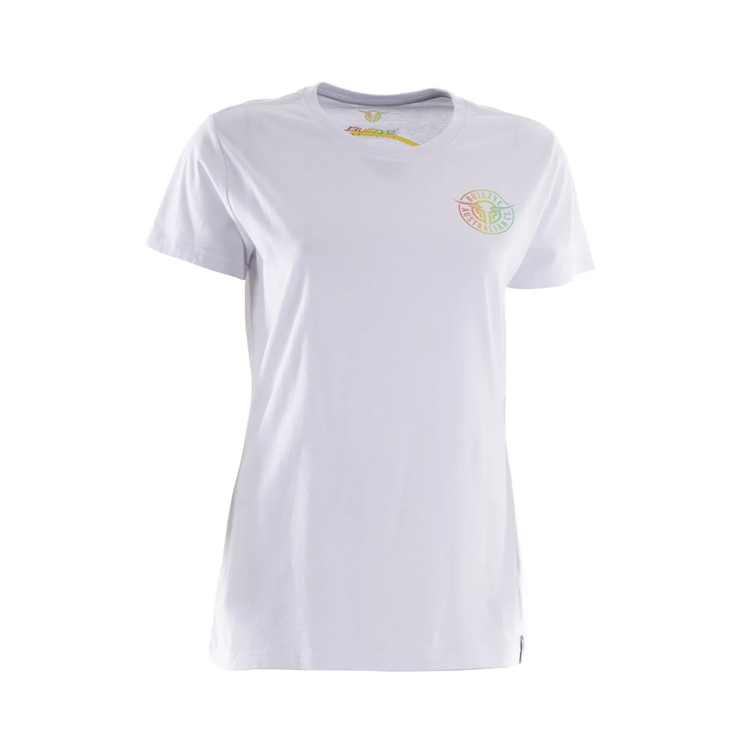 Bullzye Women's Bullring Tee White