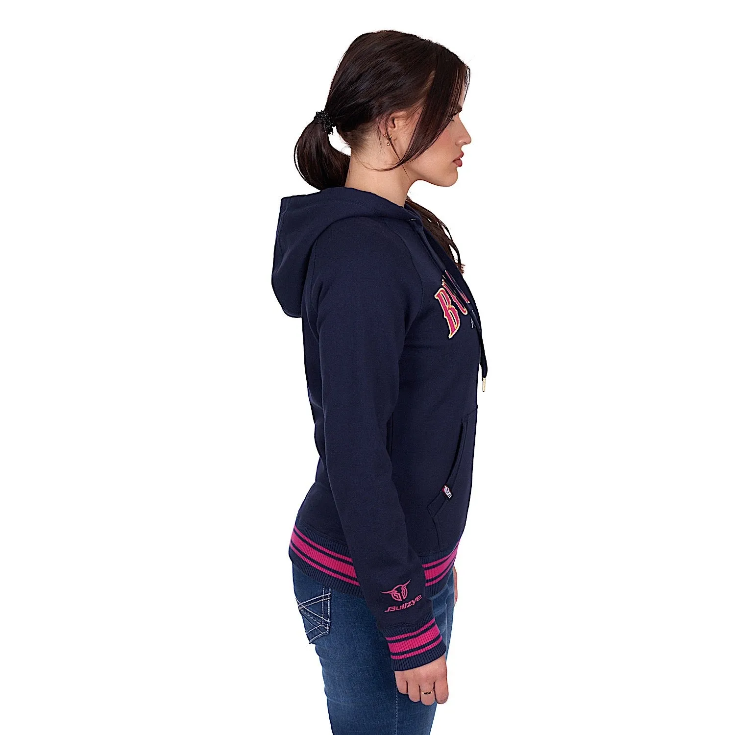 Bullzye Women's Morgan Pullover Hoodie - Navy