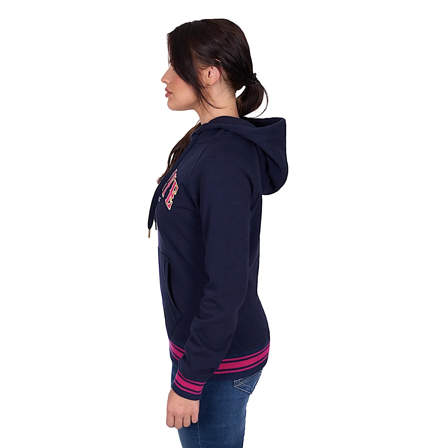 Bullzye Women's Morgan Pullover Hoodie - Navy