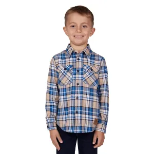 Dux-Bak Kids Lyle Thermal L/S Shirt Royal Blue