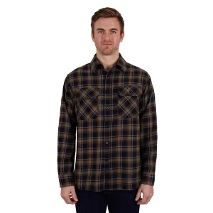 Dux-Bak Mens Barry Thermal L/S Shirt Black/Tan