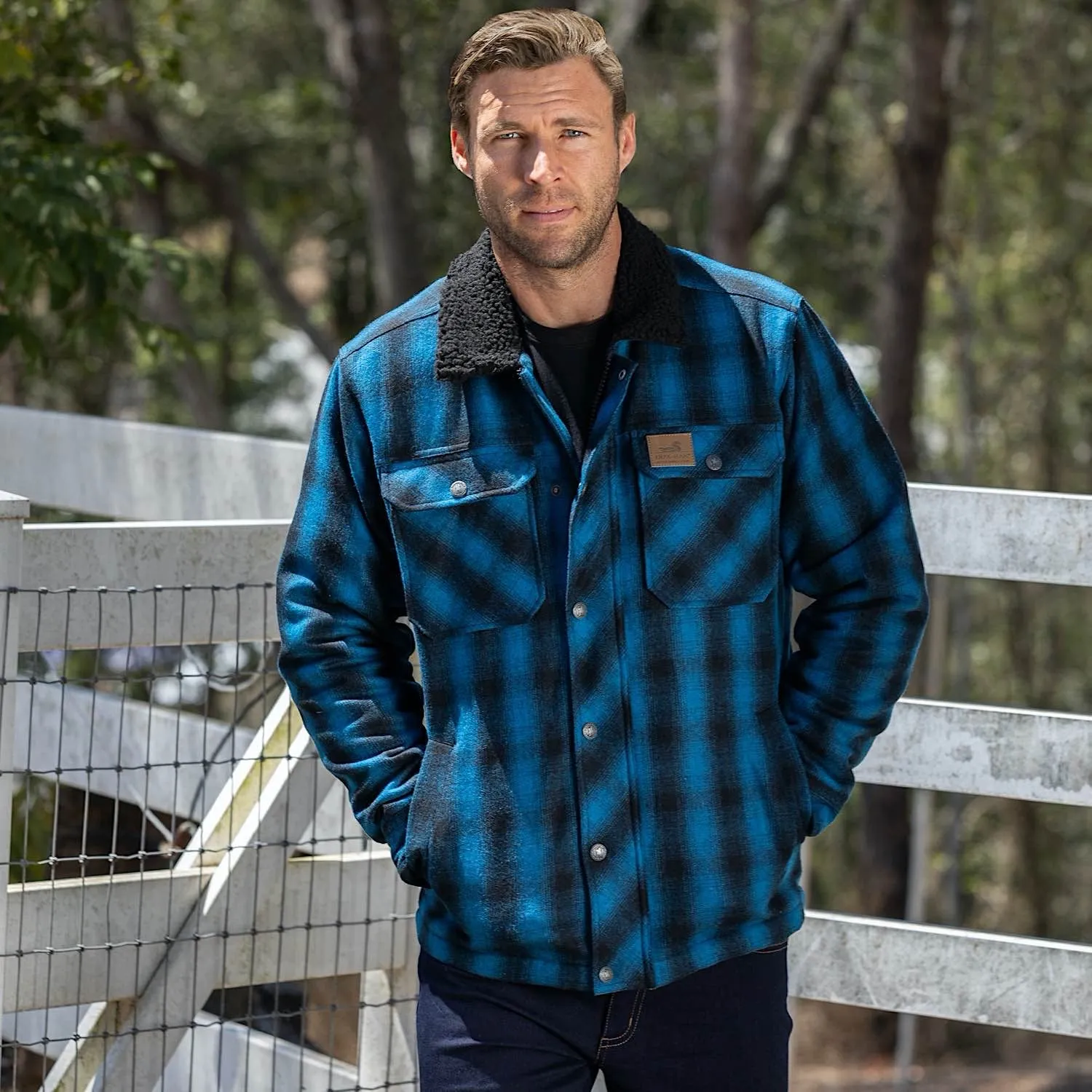 Dux-Bak Men's Mallard Jacket Blue