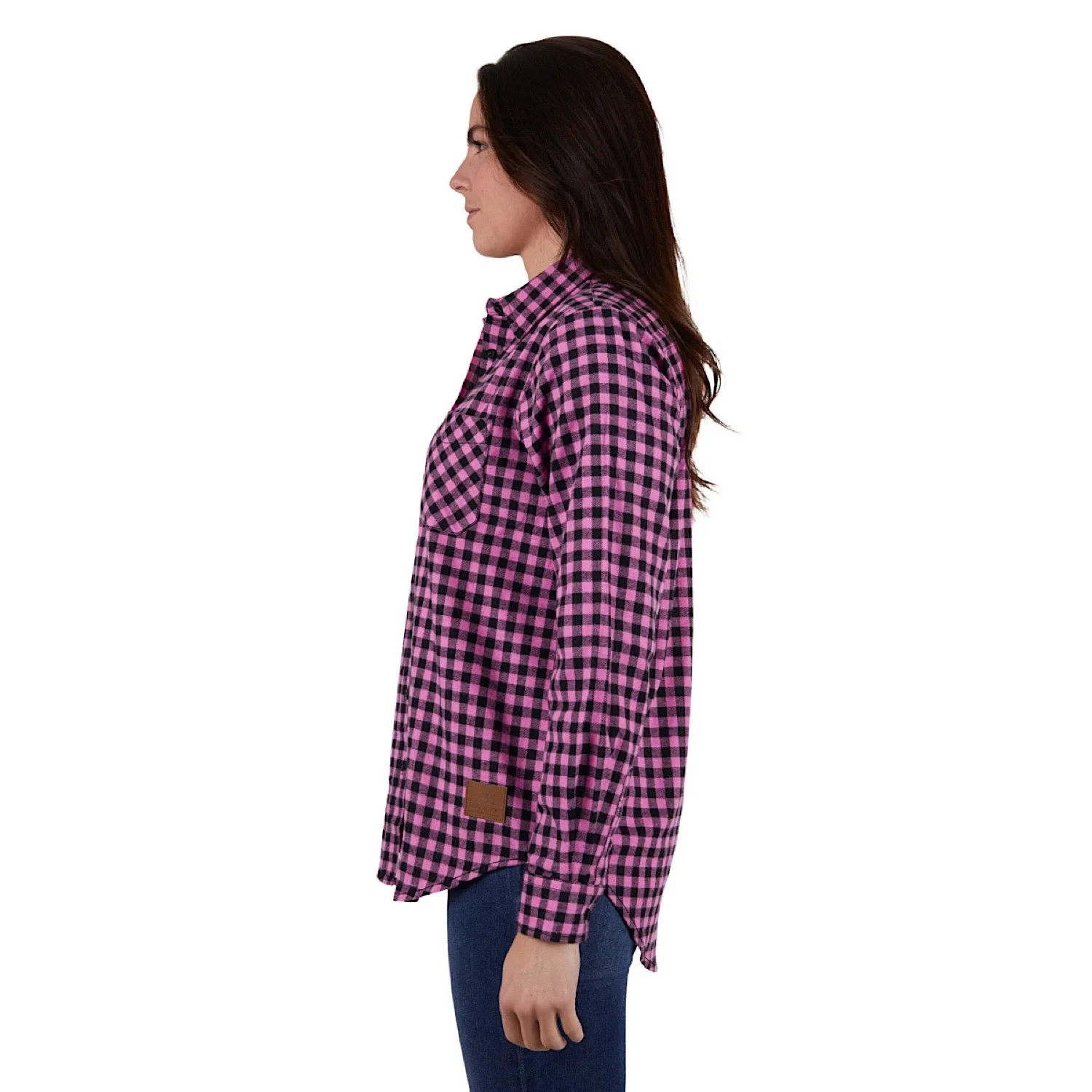Dux-Bak Women's Adrianna Thermal Shirt - Pink