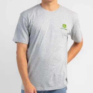 John Deere Logo Tee - Oxford Grey