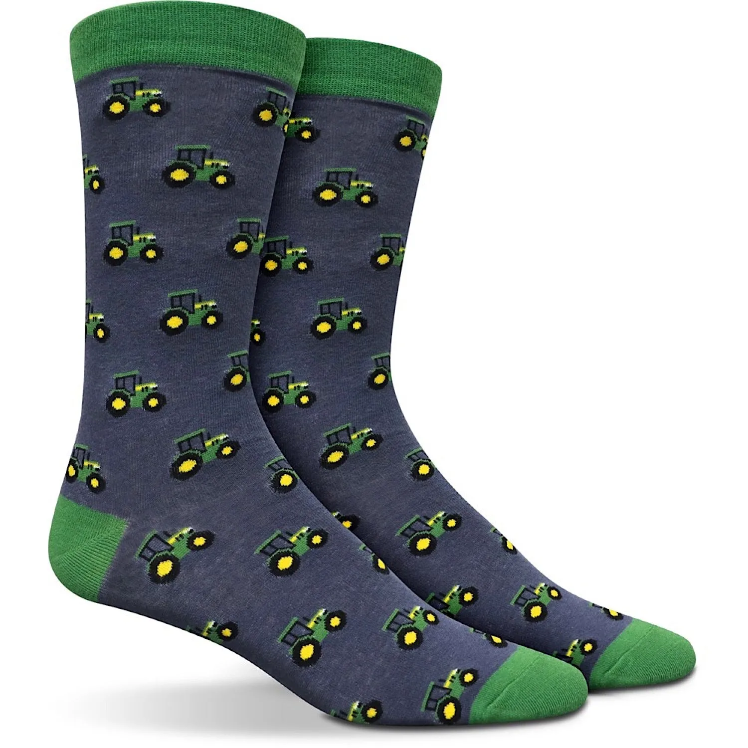 John Deere Tractor Row Fashion Socks Crew 2 Pack