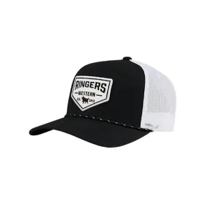 Ringers Western Garage Trucker Cap - Black/White