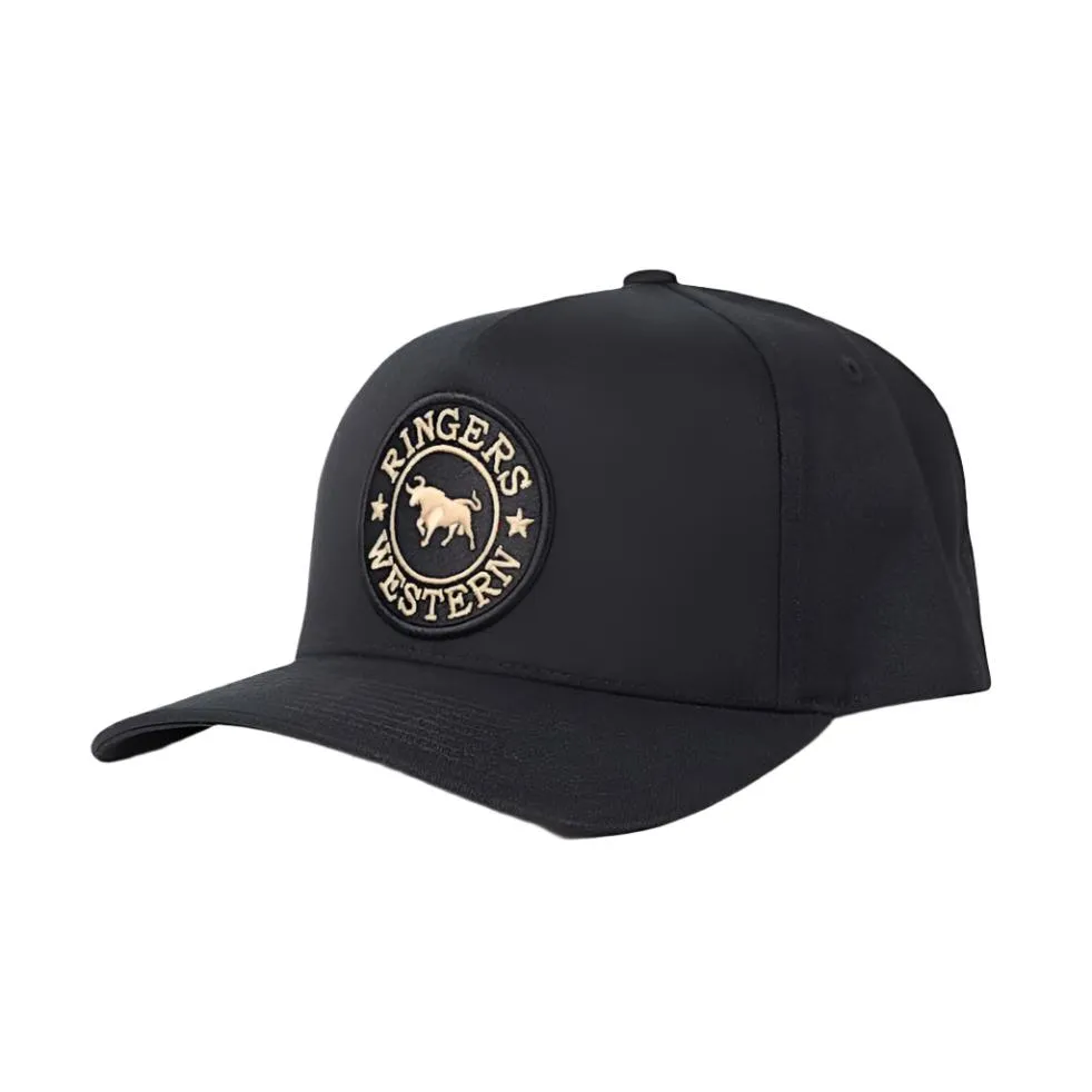 Ringers Western Grover Baseball Cap - Black / Clay