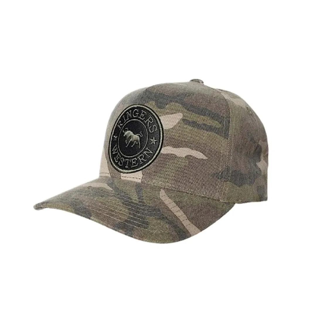 Ringers Western Grover Canvas Baseball Cap - Camo