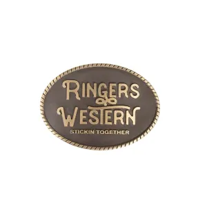 Ringers Western Kelby Belt Buckle - Gold