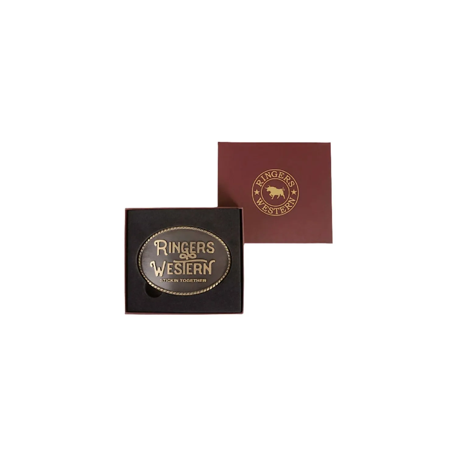 Ringers Western Kelby Belt Buckle - Gold