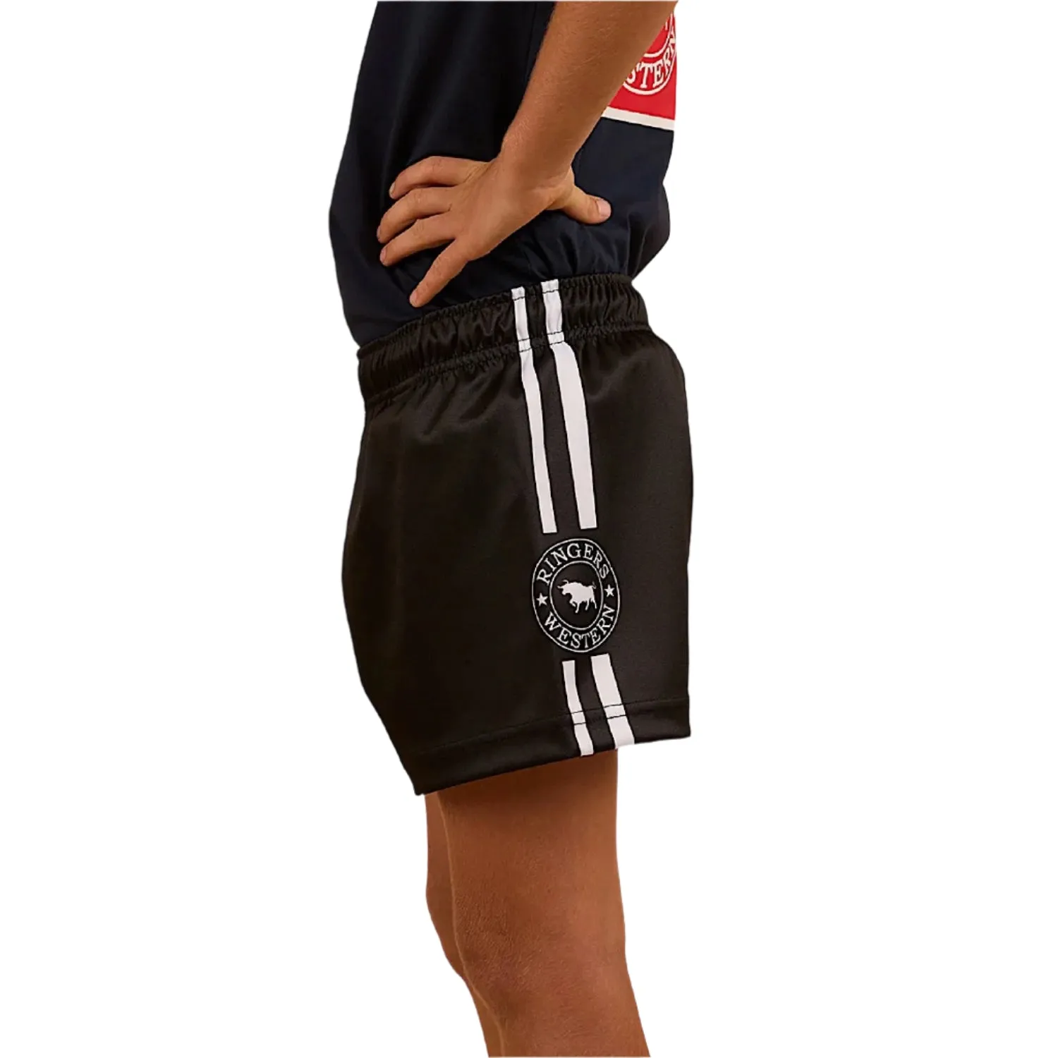 Ringers Western Kid's Footy Short - Black