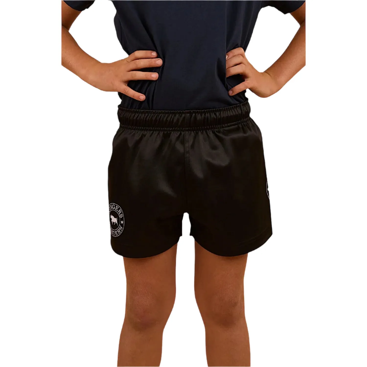 Ringers Western Kid's Footy Short - Black