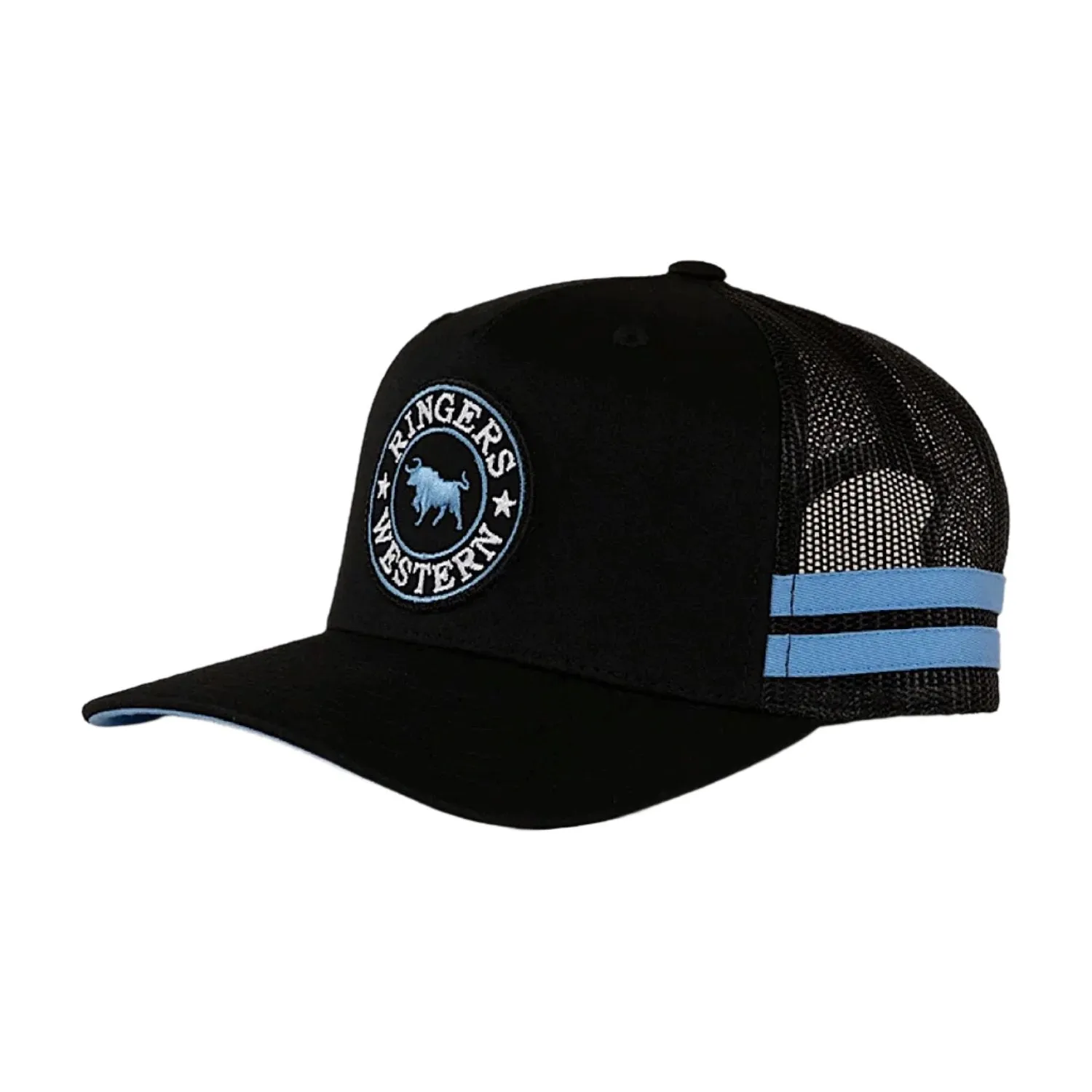 Ringers Western KIDS McCoy Trucker Cap - Black/Blue