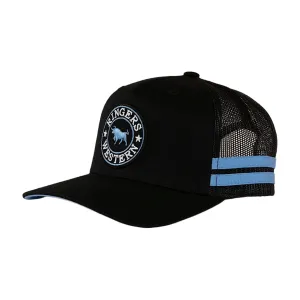 Ringers Western KIDS McCoy Trucker Cap - Black/Blue