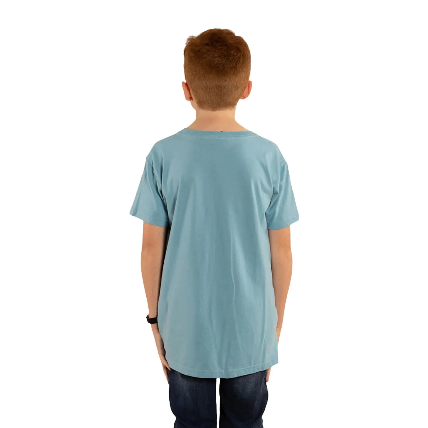 Ringers Western Kid's Mini Rancher Classic Fit T-Shirt - Arctic Blue