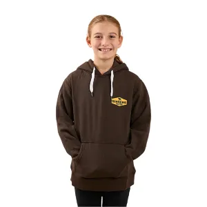 Ringers Western Kid's Servo Hoodie - Charcoal