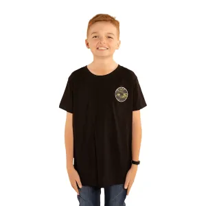 Ringers Western Kid's Signature Bull Classic Fit T-Shirt - Black With Camo Print