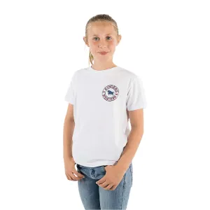 Ringers Western Kid's Signature Bull Classic Fit T-Shirt - White/Multi