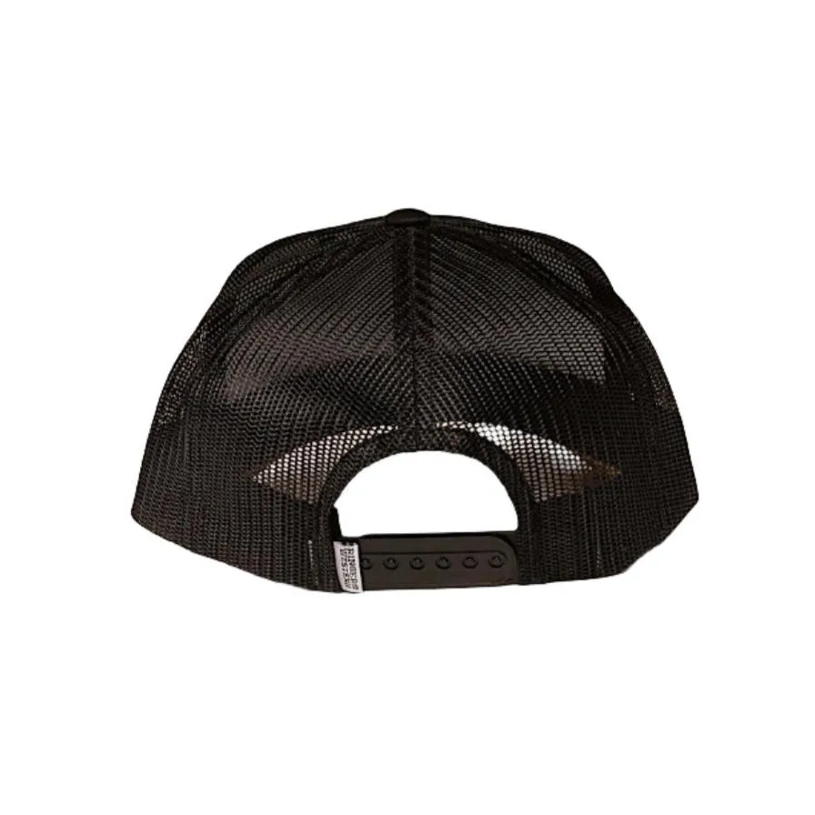 Ringers Western Kid's Signature Bull Trucker Cap - Black/Gold