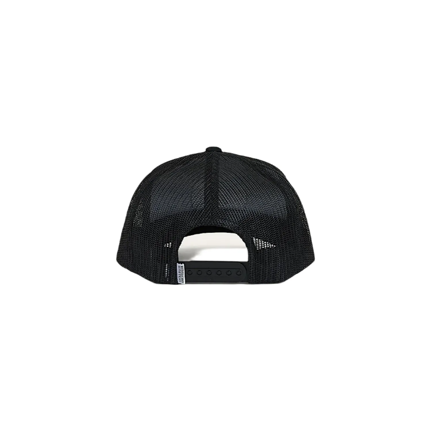 Ringers Western Kid's Signature Bull Trucker Cap - Black/White